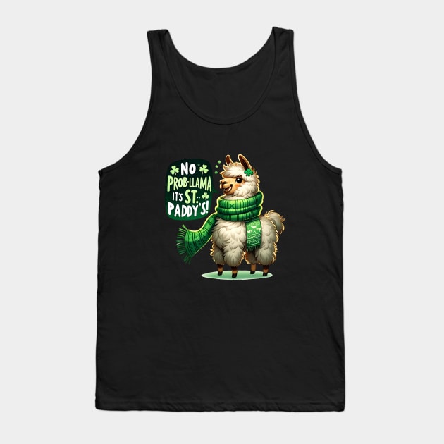 No prob-llama it’s st paddy’s Tank Top by Fun Planet